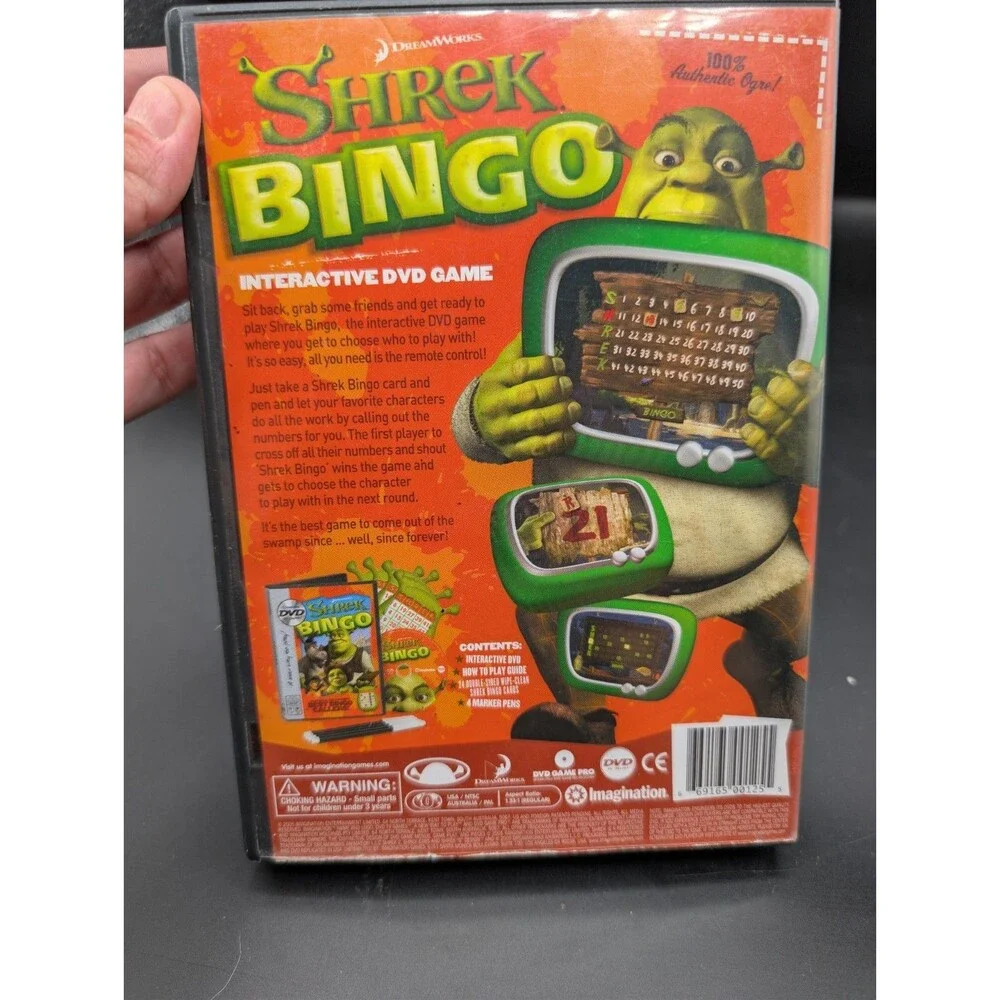 Dreamworks shrek bingo